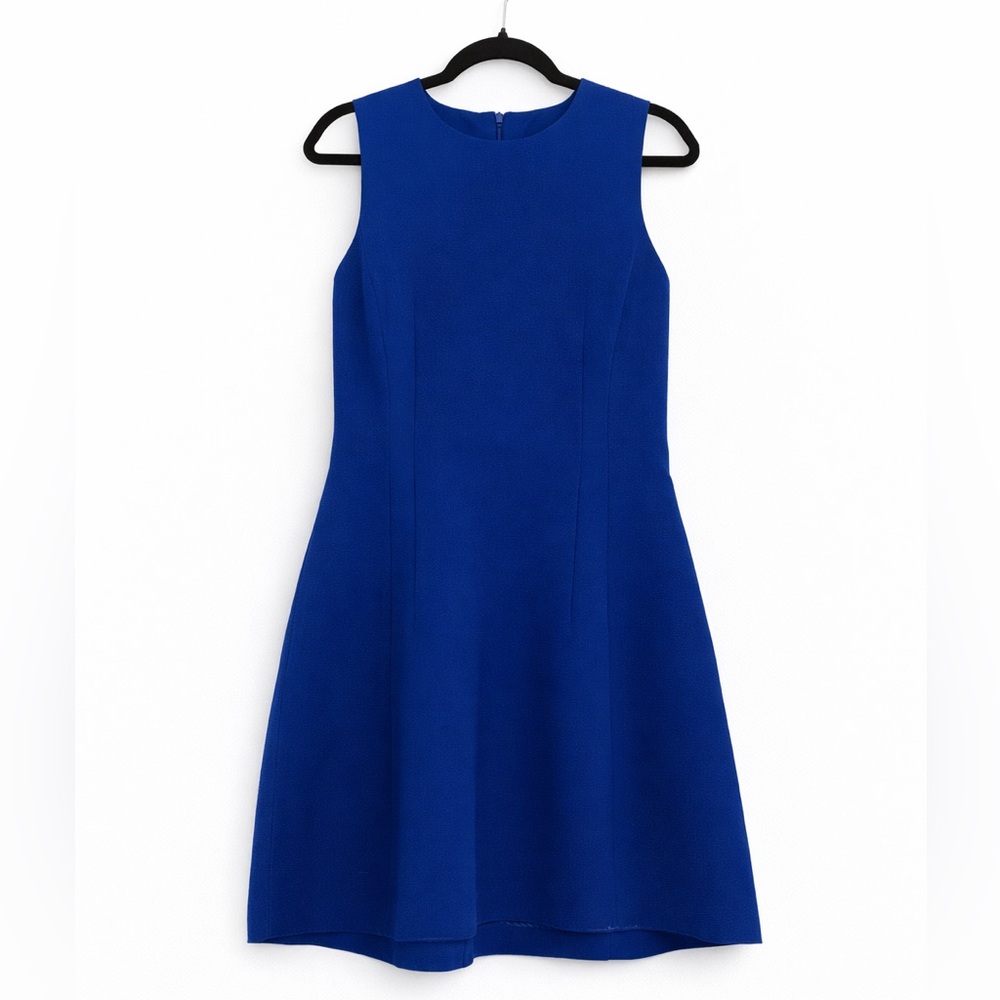 Zara ZW Collection Voluminous Short Dress Blue Size Large